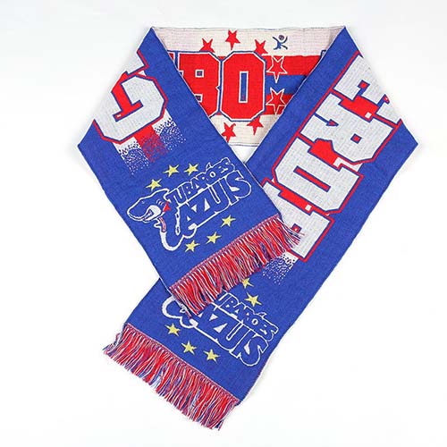 Woven fan scarf