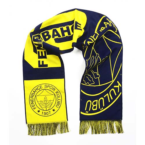 Woven fan scarf